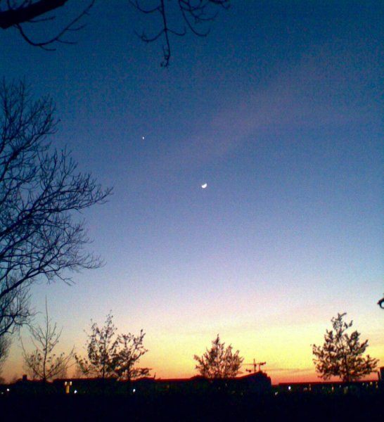 Sonnenuntergang in Neuperlach